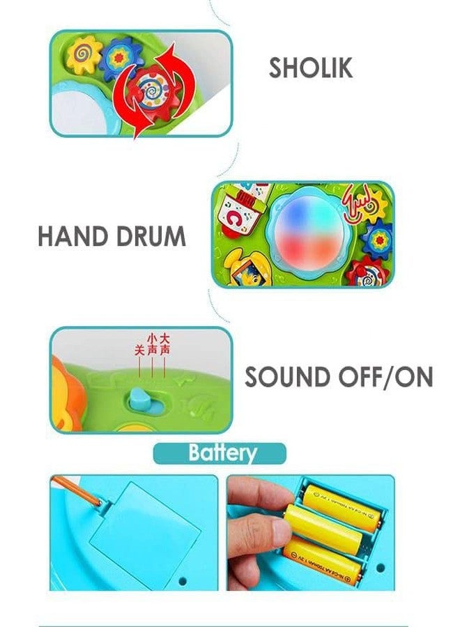 Invite Enterprise Musical Toy|Play Table|Baby'S Educational Table|Musical Activities With Lighting And Sound|Activity Table|Baby Toy-Ideal Gift For Children(Activity Table)|Multicolor - Image 3